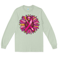 Matcha breast cancer sunflower Long Sleeve Tee - RanaPortraitStore
