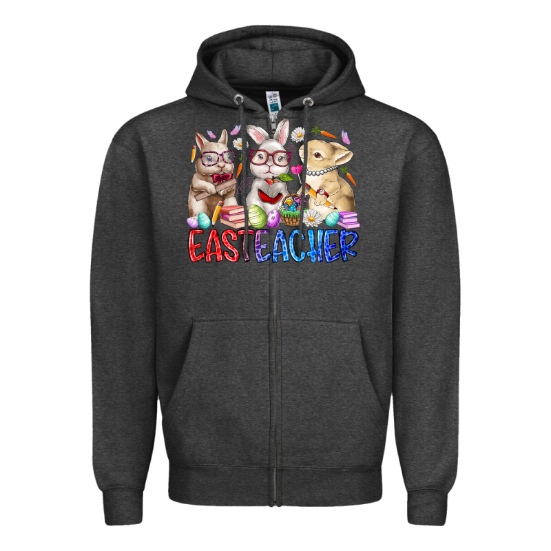 Eastteacher Zipper Hoodie by RacoonDesign | Teevron