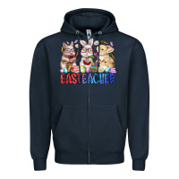 Navy eastteacher Zipper Hoodie - RacoonDesign