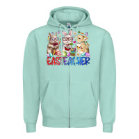 Seafoam eastteacher Zipper Hoodie - RacoonDesign
