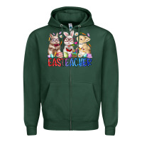 Sports Green eastteacher Zipper Hoodie - RacoonDesign