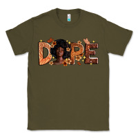 Army Green Dope Melanin Classic Tee - Zillion Design Studio