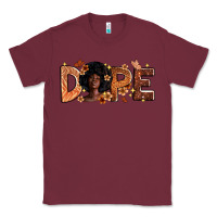 Burgundy Dope Melanin Classic Tee - Zillion Design Studio