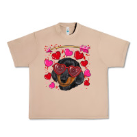 Burro valentine's day  dachshund puppy Urban Heavy Tee - RanaPortraitStore