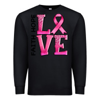 Black faith hope love Premium Sweatshirt - AdoDesignShop