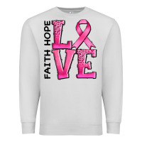 Dove Grey faith hope love Premium Sweatshirt - AdoDesignShop