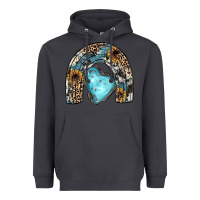 Smoke sunflower gemstone rainbow Heavyweight Hoodie - JahusDesignShop