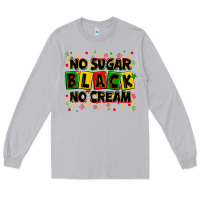Moon Dust no sugar no cream black Long Sleeve Tee - Zillion Design Studio