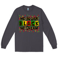 Smoke no sugar no cream black Long Sleeve Tee - Zillion Design Studio