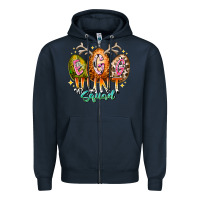 Navy egg hunt squad Zipper Hoodie - RacoonDesign