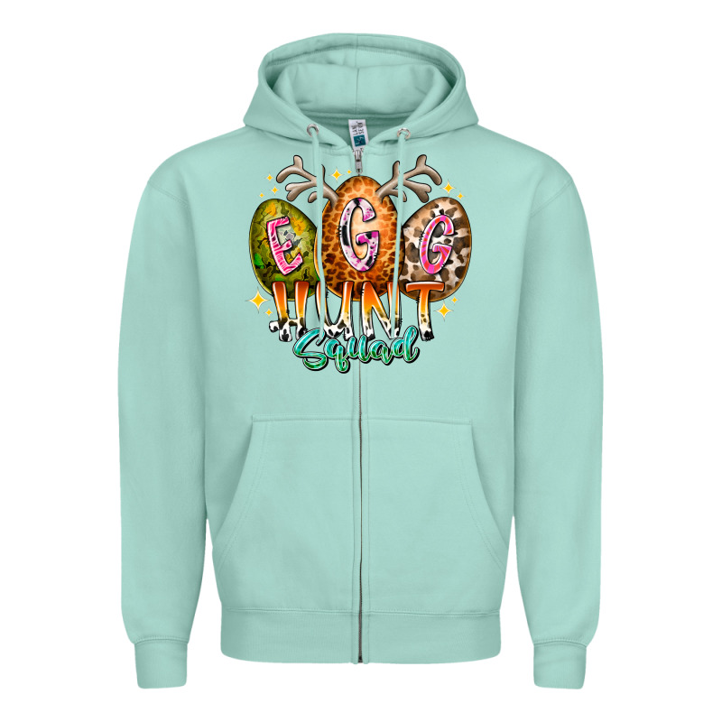 Egg Hunt Squad Zipper Hoodie by RacoonDesign | Teevron
