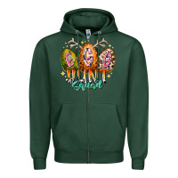 Sports Green egg hunt squad Zipper Hoodie - RacoonDesign