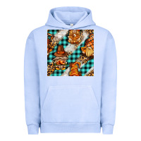 Pigment Grape Ice thanksgiving gnomies with leopard and tartan seamless pattern bbs Urban Hoodie - BundleAndBundleShop