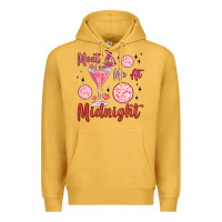 Mustard meet me at midnight Premium Hoodie - MaliasSmallBusiness