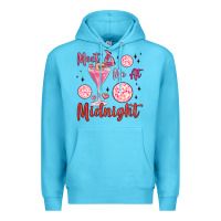 Ocean Blue meet me at midnight Premium Hoodie - MaliasSmallBusiness