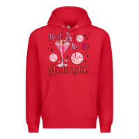 Red meet me at midnight Premium Hoodie - MaliasSmallBusiness