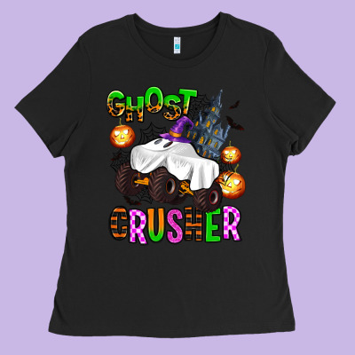 Ghost Crusher Ladies Tee Designed By Adodesignshop