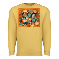 Antique Gold cowhide pumpkin Premium Sweatshirt - AdoDesignShop