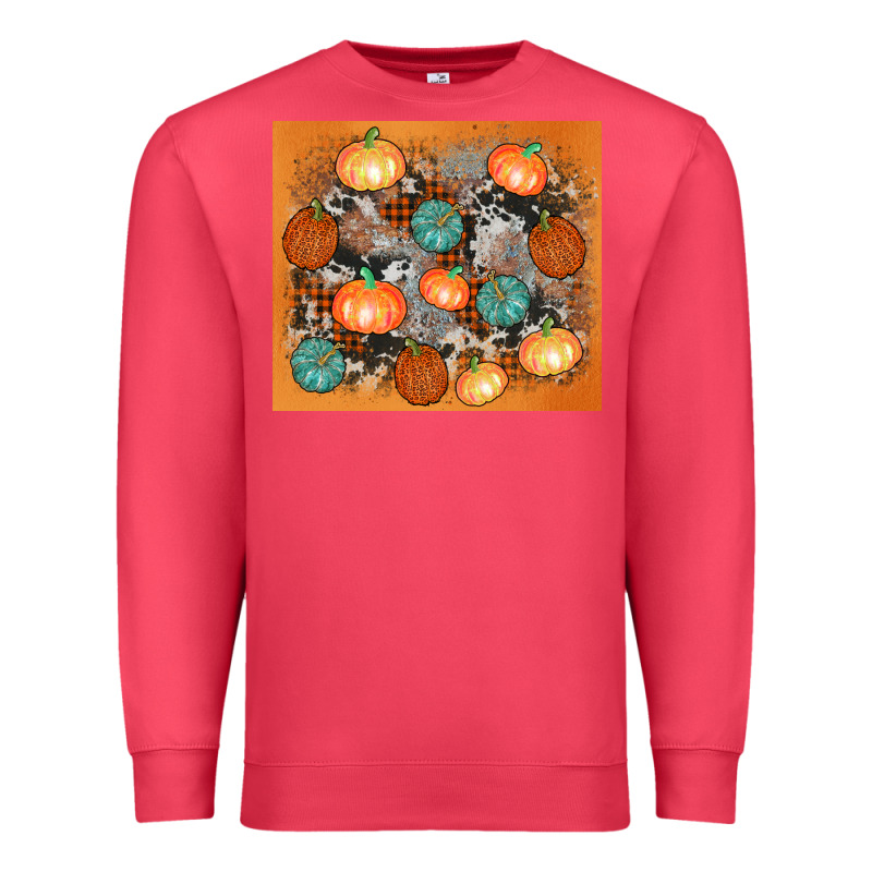 Cowhide Pumpkin Premium Sweatshirt by AdoDesignShop | Teevron