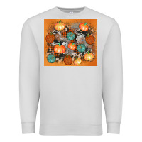 Dove Grey cowhide pumpkin Premium Sweatshirt - AdoDesignShop