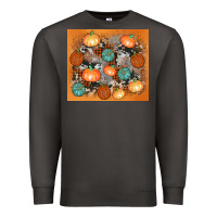 Smoke cowhide pumpkin Premium Sweatshirt - AdoDesignShop