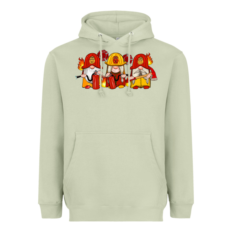 Firefighter Gnomes Heavyweight Hoodie by Artiststas | Teevron