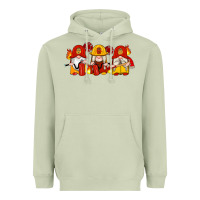 Matcha firefighter gnomes Heavyweight Hoodie - Artiststas