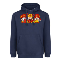 Navy firefighter gnomes Heavyweight Hoodie - Artiststas