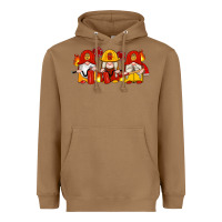Toasted Coconut firefighter gnomes Heavyweight Hoodie - Artiststas
