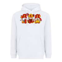 White firefighter gnomes Heavyweight Hoodie - Artiststas