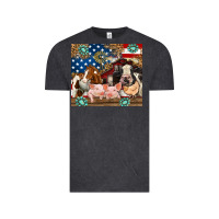 Vintage Black American farm animals Vintage Tee - RanaPortraitStore