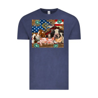 Vintage Denim American farm animals Vintage Tee - RanaPortraitStore