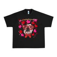 Black Valentine's day  english bulldog Urban Heavy Tee - RanaPortraitStore