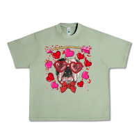 Oil Green Valentine's day  english bulldog Urban Heavy Tee - RanaPortraitStore