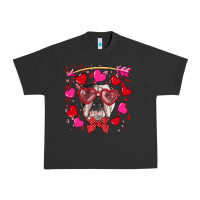 Pigment Black Valentine's day  english bulldog Urban Heavy Tee - RanaPortraitStore