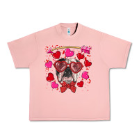 Salmon Valentine's day  english bulldog Urban Heavy Tee - RanaPortraitStore