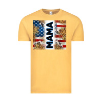 Vintage Mustard American mama Vintage Tee - RanaPortraitStore