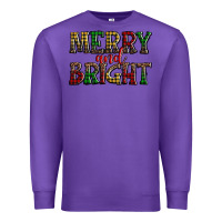 Purple merry and bright Premium Sweatshirt - AdoDesignShop