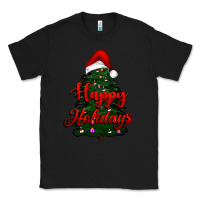 Black happy holidays christmas tree Classic Tee - RanaPortraitStore