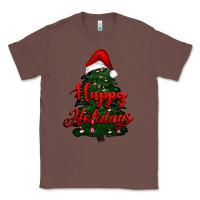 Chestnut happy holidays christmas tree Classic Tee - RanaPortraitStore