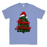 Colony Blue happy holidays christmas tree Classic Tee - RanaPortraitStore