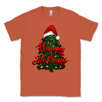 Copper happy holidays christmas tree Classic Tee - RanaPortraitStore