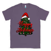 Lavender happy holidays christmas tree Classic Tee - RanaPortraitStore