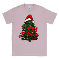 Lilac happy holidays christmas tree Classic Tee - RanaPortraitStore