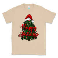 Mushroom happy holidays christmas tree Classic Tee - RanaPortraitStore