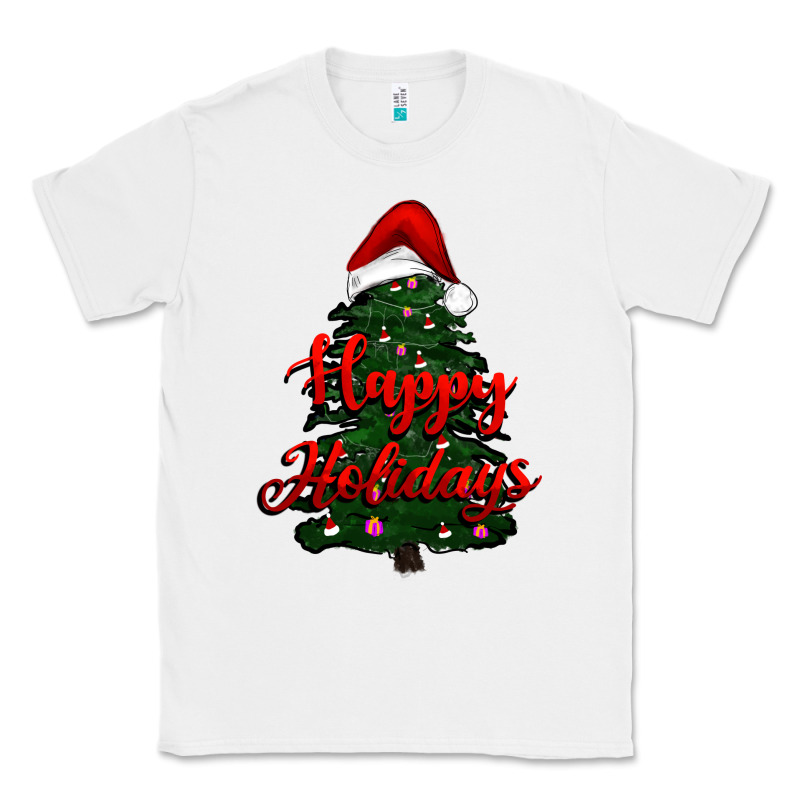 Happy Holidays Christmas Tree Classic Tee by RanaPortraitStore | Teevron