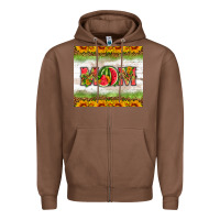 Chestnut mom watermelon Zipper Hoodie - HRA Design Shop