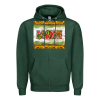 Sports Green mom watermelon Zipper Hoodie - HRA Design Shop