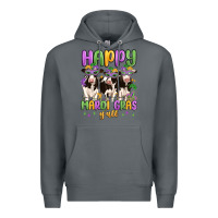 Rock happy mardi gras y'all Premium Hoodie - MaliasSmallBusiness