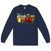 Navy Ay Ay  Ay Ay Canta y No Llores Coffee Cups Long Sleeve Tee - texasbilliewilder
